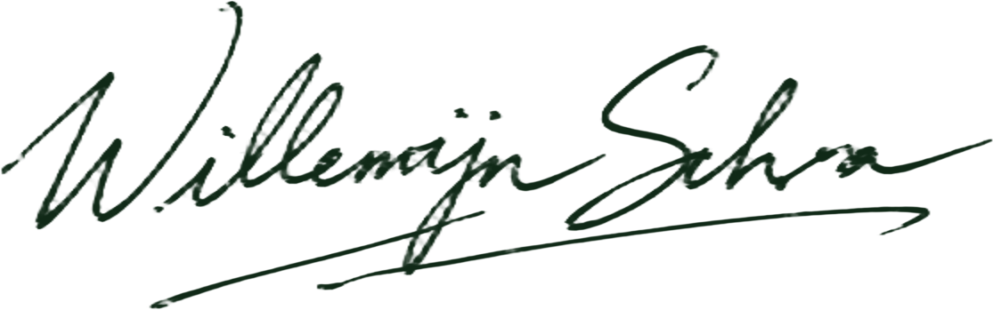 Handtekening Willemijn Schra